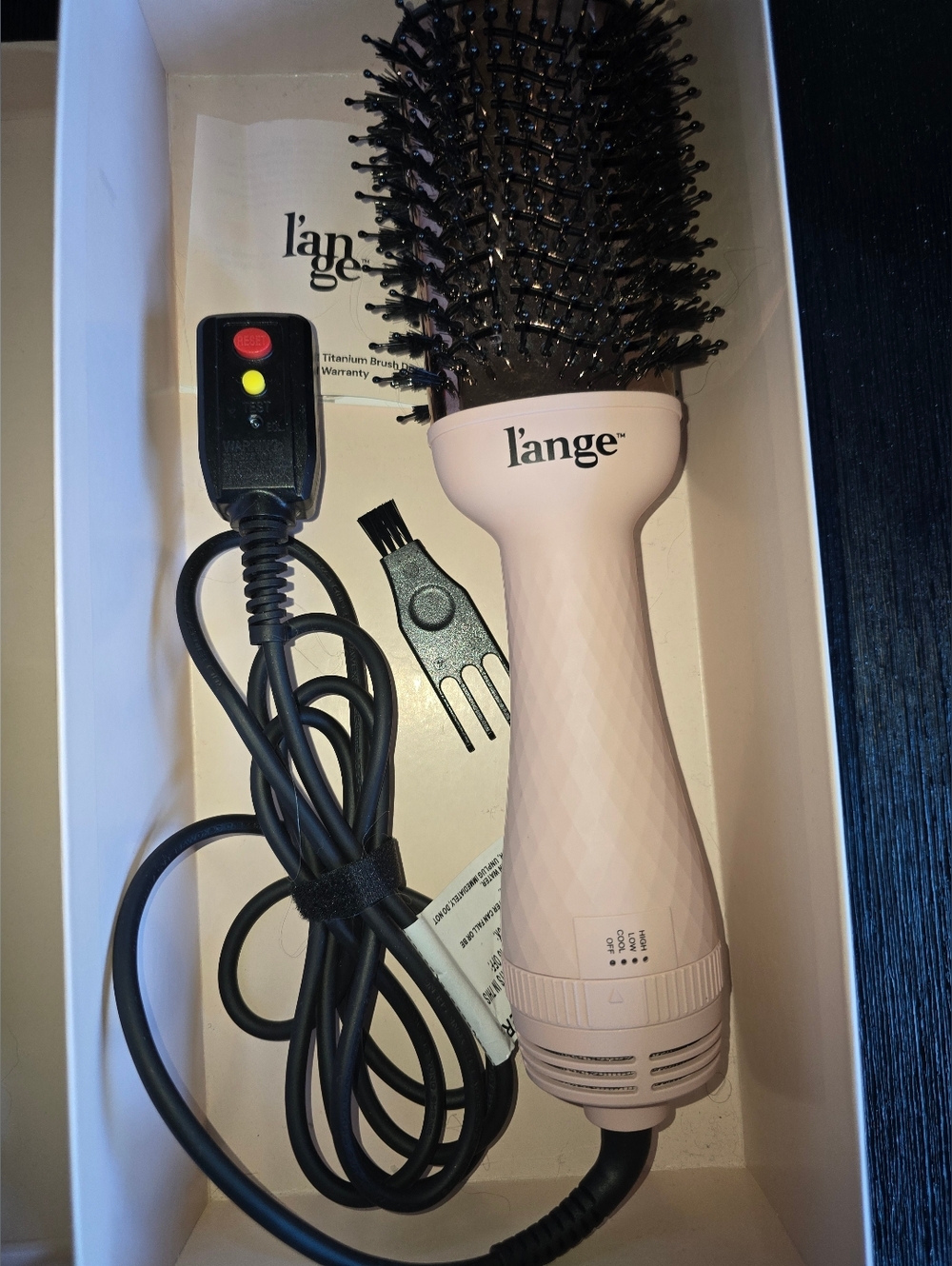 The L’ange Le Volume 2-in-1 Titanium Blow Dryer Brush - New In Box